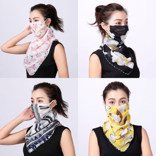 

emkmt scarf sun protective mask magic seamless mask face bandana mouth magic novelty outdoor scarf wolf ring windproof face, Black