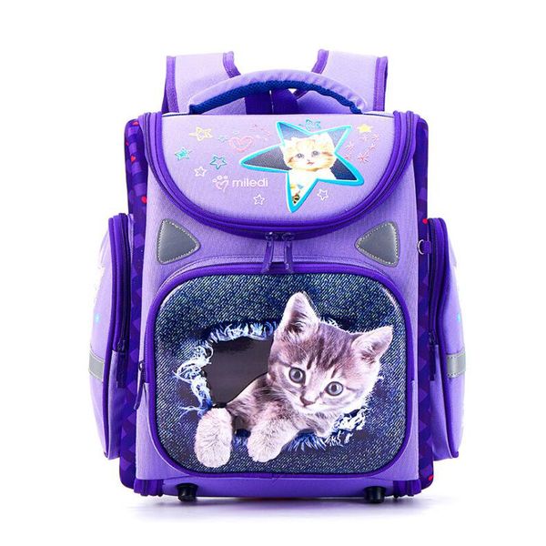 

2019 boys school backpacks children school bags orthopedic backpack cartoon cat bear bag for girl kids satchel knapsack mochila