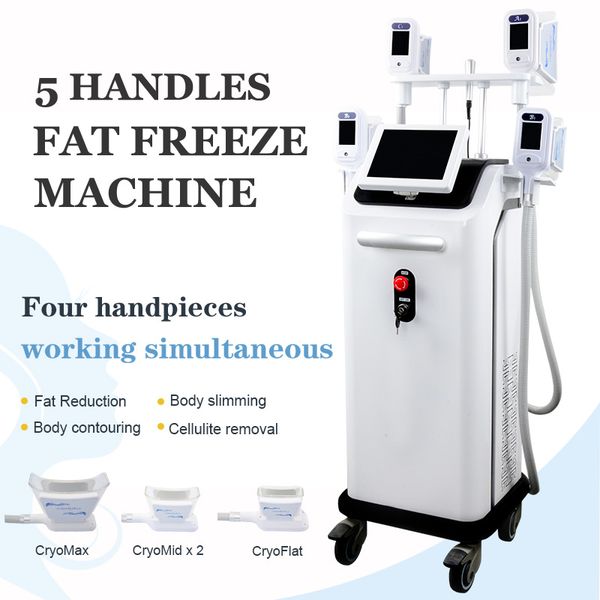 

high end 4 handles cryo machine lipolysis vacuum slimming lipo fat removal equipment cryolipolysis fat e weight loss