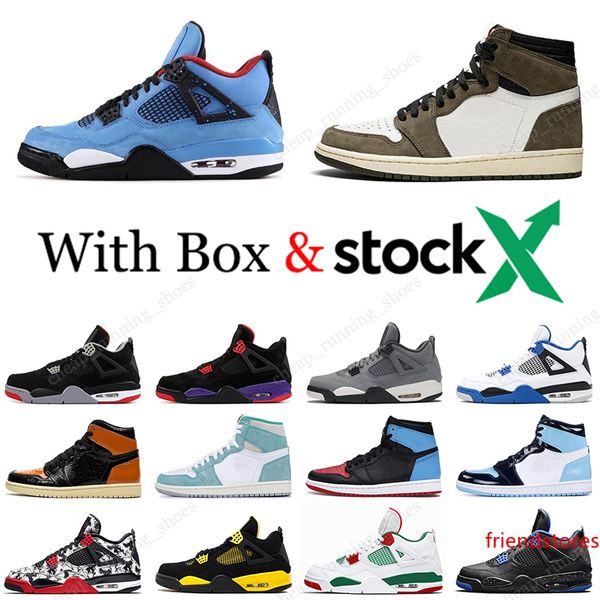 

2020 баскетбольная обувь 4 4s black cat breed white cement трэвис скоттс 1 1s pine green unc shattered backboard мужские спортивные кроссовк