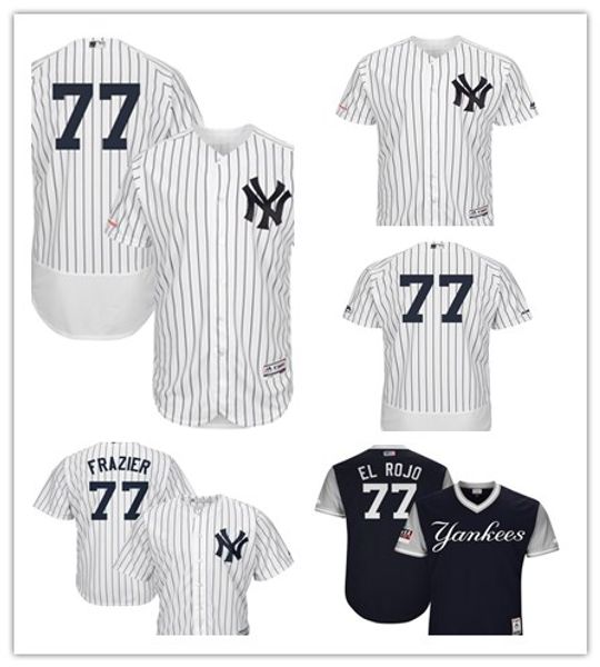 

Cu tom 2019 men 039 yankee 77 clint frazier el rojo new york navygray player 039 weekend authentic women kid jer ey