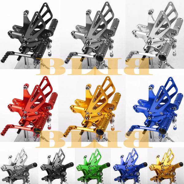 

8 colors for r15 r150 r-15 r-150 r 15 150 2012-2015 2014 2013 cnc adjustable rearsets rear set motorcycle footrest pedal