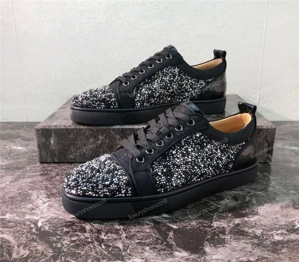 

мужчины дизайнер кроссовки low cut шипы квартиры обувь с красной подошвой мужчины женщины кожа кроссовки партии дизайнерская обувь chaussure