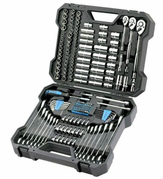 

new 200 pc professional mechanics tool set wrenches