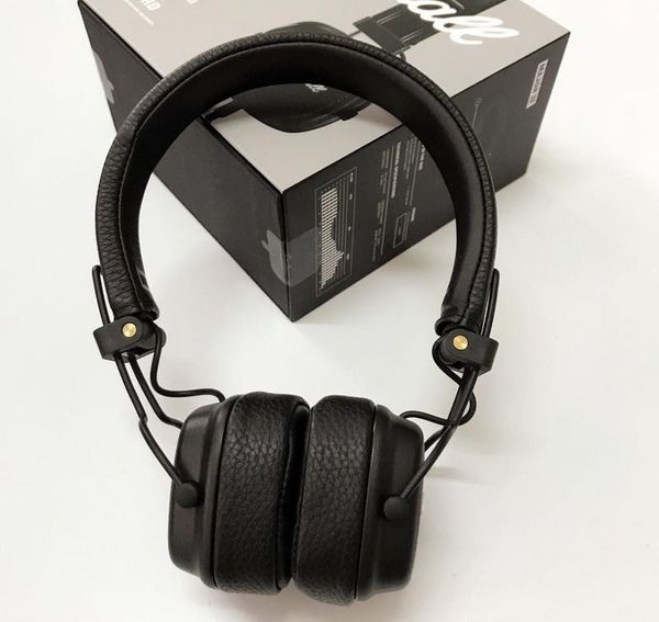 

marshall major dj 3.0 earphone hifi headsets with bass earphone hifi headset sports mic headphones deep studio iii wired stereo 5pcs dh cxhg, Brown;gray