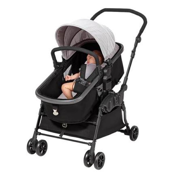 

baby strollers can sit high-view baby four-wheelfold trolley bed dual-use electric cradle bassinet baby stroller 2 in 1