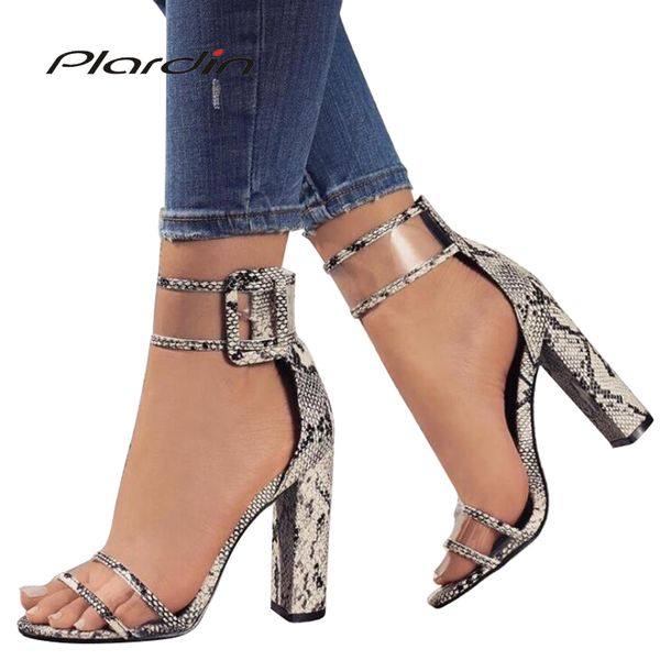 

plardin 2019 summer plus size style in europe and the ultra-high hollow out thick with sandal strap roman women shoes woman, Black