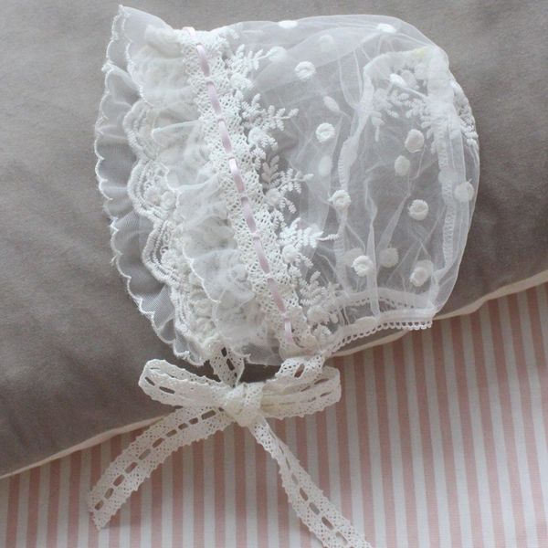 

Lolita lace Spanish Princess Maid hats baby photography props toddler girls kids hat bonnet gifts free shipping 11.11 turban