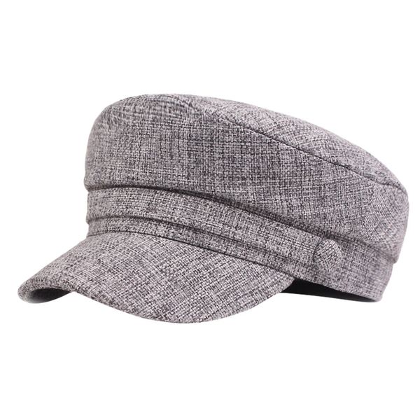 

solid colors woman skullies fashion vintage simple men sunscreen women bonnet winter hat beret literary painter newsboy navy cap