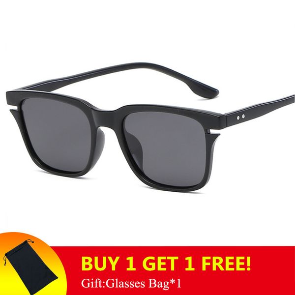 

nywooh vintage polarized sunglasses men classic square driving sun glasses retro eyewear goggle shades for women, White;black