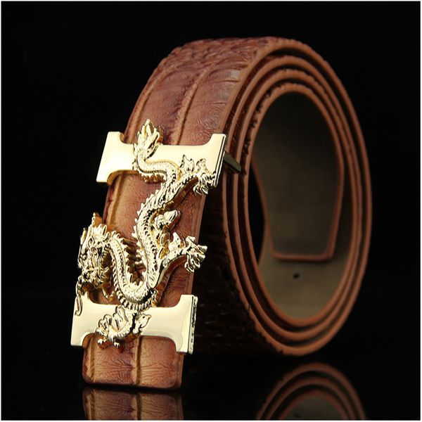 

fashion pu leather men belts genuine leather vintage waist smooth buckle belt for jeans, Black;brown