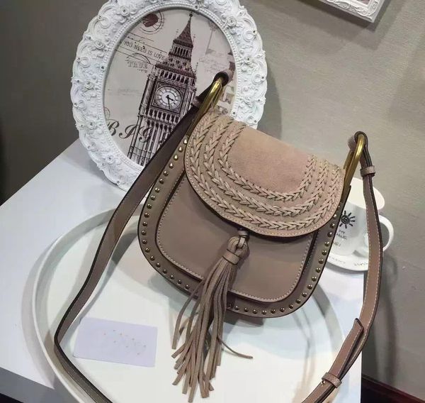 

selling selling 2020 fashion women bag genuine sweet leather women cross-body bag with tassel ing