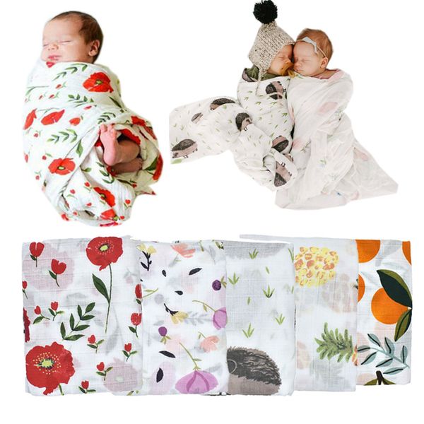 

baby 100% cotton soft blankets infant newborn baby blanket & swaddling wrap blanket high quality