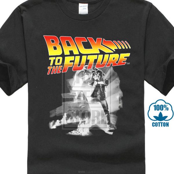 

back to the future poster delorean official t shirt bf t shirt new gift print t shirt hip hop t150r77, White;black