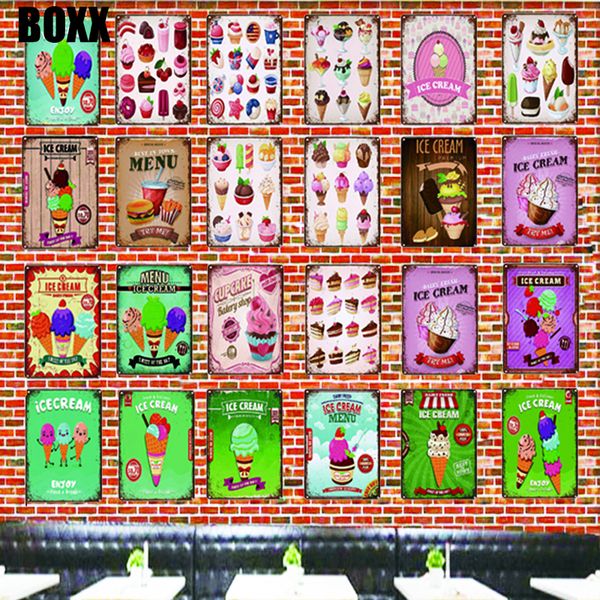 

жестяные вывески металлическая пластина стены паб кухня ресторан home art decor винтажный плакат cuadros милан ретро