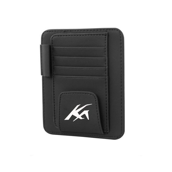 

pu leather visor card storage sun visor organizer tool pouch bag card storage pen glasses holder for ka