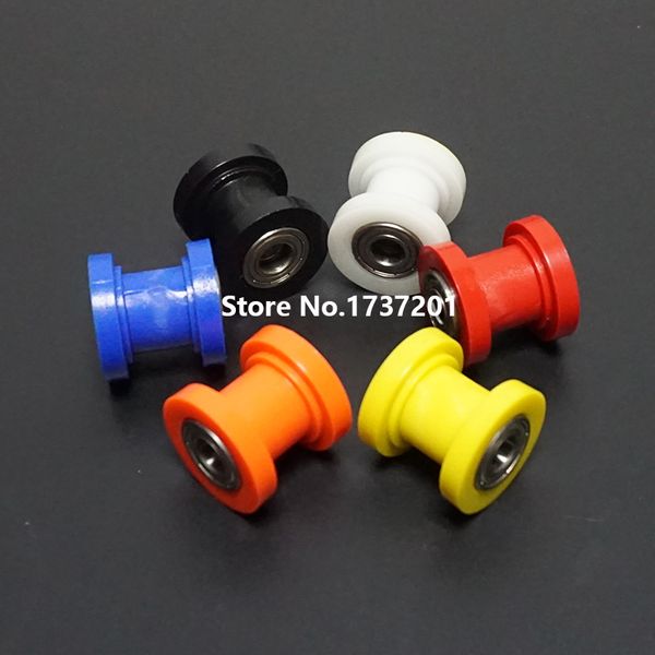 

2pcs of 8mm 10mm chain roller slider tensioner wheel guide pit dirt mini bike moto atv m8 m10 ing