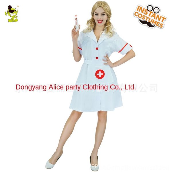 

big girl nurse dress stage party costume role play costumes costumes & cosplay professional costume, Black