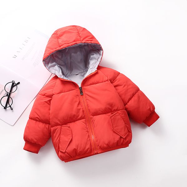 

a-012 детская хлопковая одежда для мальчиков и девочек 2018 года новая мода корейской версии толстого хлопкового пальто, Black