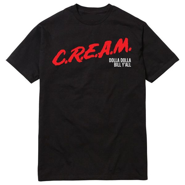 

C. R. E. A. M. DARE Wu-Tang клан подземный хип-хоп легенды черный / белый футболка смешные бес