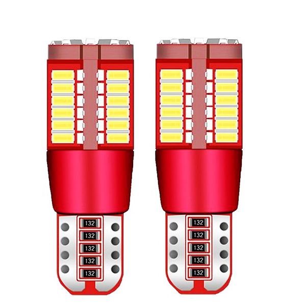 

2pcs t10 led bulb 192 2825 w5w super bright 57 smd 3014 led 57smd canbus no error auto wedge light car marker lamp 12v