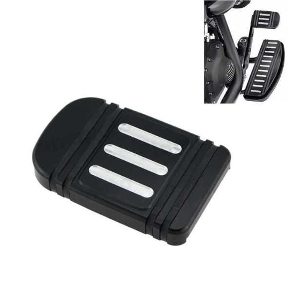 

motorcycle black cut large brake pedal pad covers for touring electra street glide road king flht softail dyna fld trike