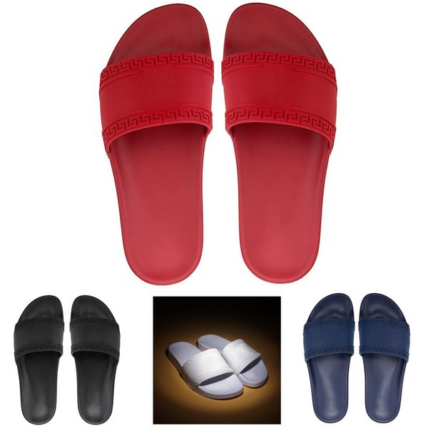 

Palazzo Medusa Pool Slides women men Embossed Medusa Head Rubberised Slip-On Rubber Pvc Sandals Slippers Fashion Slippers 56Versace EUR36-46