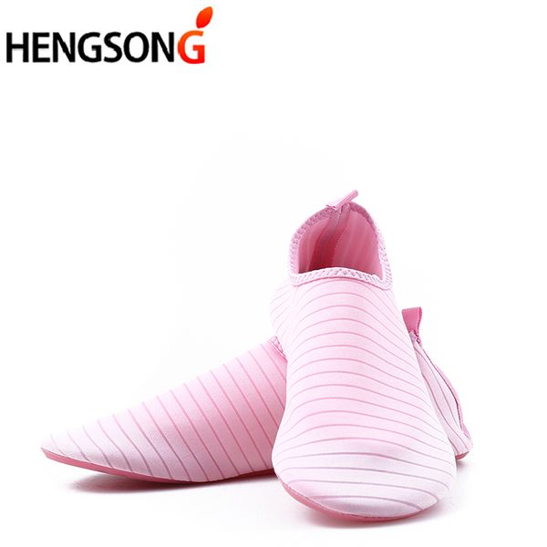 

summer outdoor swimming water shoes striped space layer beach shoes skin-friendly water breathable non-slip, Black