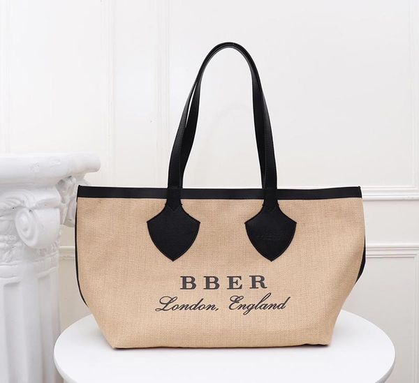 

designer luxury handbag purse canvas material barbery fashion totes women designer bags luxury purse ladies handbag