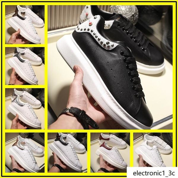 

iduzi new mens womens luxurious white leather breathable comfort casual dress shoes lady black pink gold women white sneakers