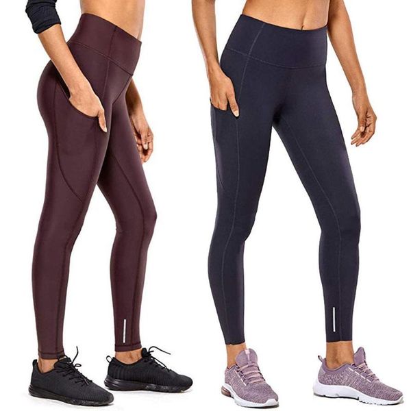 

women yoga pants elasticity high waist solid skinny fitness leggings ankle-length slim trousers four seasons, White;red