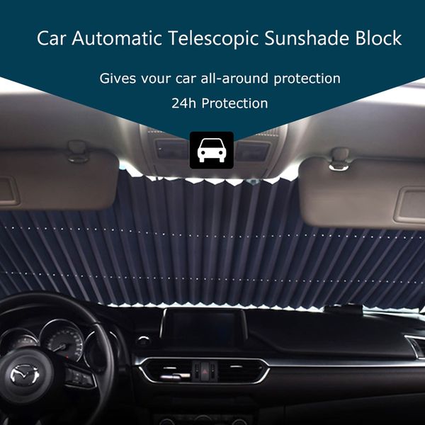 

car window sun shade retractable foldable windshield cover auto accessories