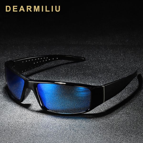 

dearmiliu sunglasses men women driving pilot width frame sun glasses male goggle uv400 gafas de so for sport men, White;black