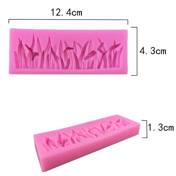 

grass shape cake decorative silicone mold fondant cookie chocolate mould candy cake pudding muffin molds diy baking tools