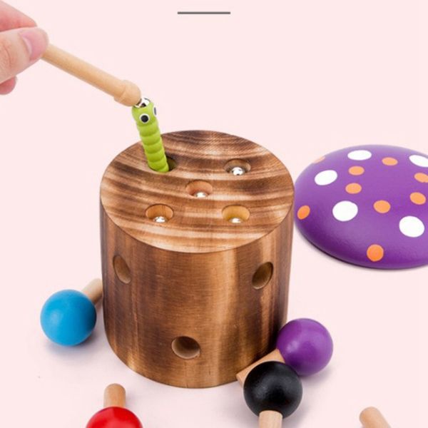 

toddler toy game set preschool mushrooms and insects matching game early learning educational gift toy
