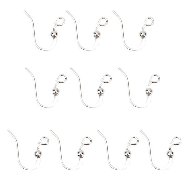 

50 pairs hooks for earrings accessories diy - silver, Golden;silver