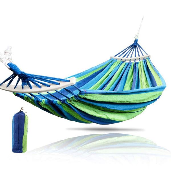 

canvas outdoor chair bed camping hunting foldable sleeping outdoor camping swing hiking hammocks home yard relaxation ornaments