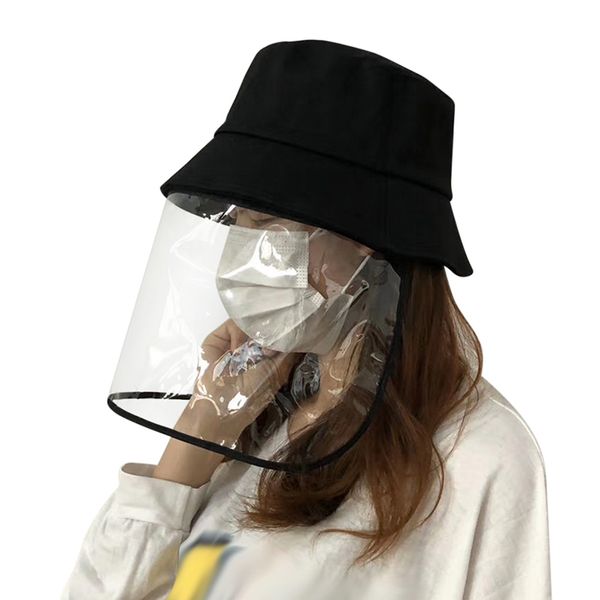 

открытый anti-слюна рыбацкие caps прозрачный защитный шлем anti-fog cap изоляция съемная полный маска для лица face cover