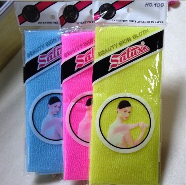 

salux beauty skin cloth exfoliating wash cloth japanese body wash towel bath brushes sponges scrubbers bathroom shower puff towels
