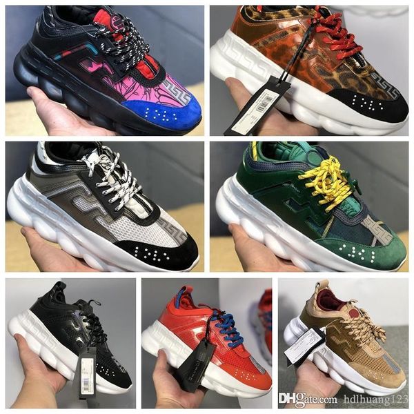 

Chain Reaction Дизайнерские кроссовки Спортивная мода Повседневная обувь для мужчин и женщин Тренер Легкая подошва с тиснением