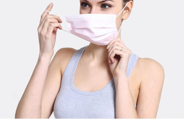 

disposable non-woven three-layer mask