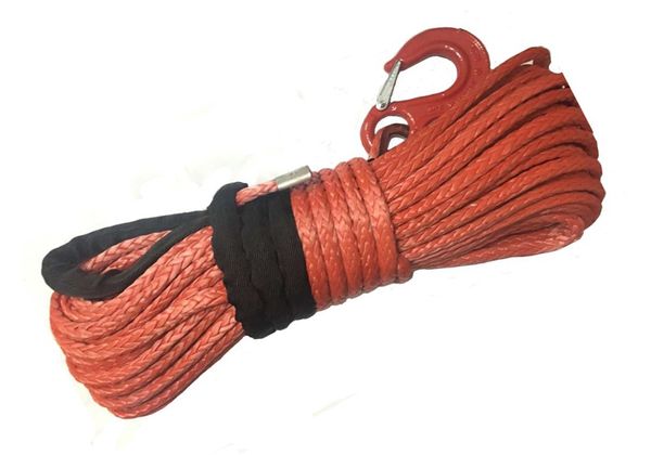 

china factory direct sell 10mm x 28m synthetic uhmwpe winch rope