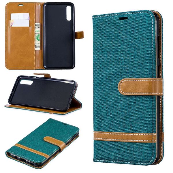 

for samsung a20 30 40 50 70 s8 9 10 plus note9 8 case flip stand wallet cowboy leather p frame phone cover