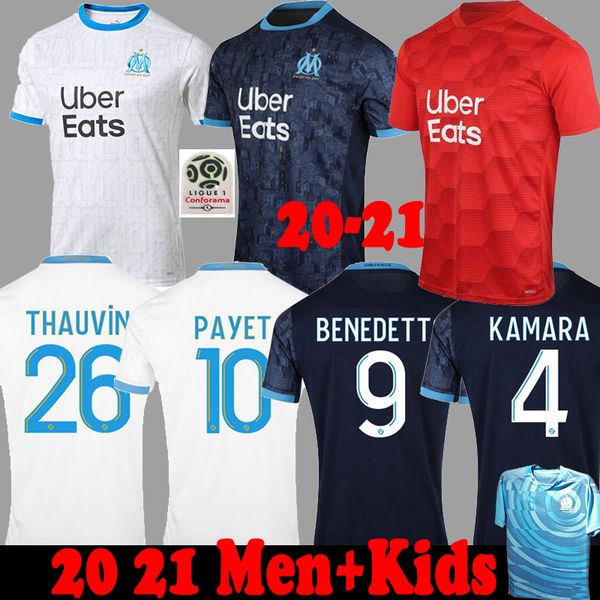 

thailand maillot om olympique de marseille soccer jersey 2020 2021 marseille maillot de foot benedetto payet  gustavo 20 21 thauvin shirts, Black;yellow
