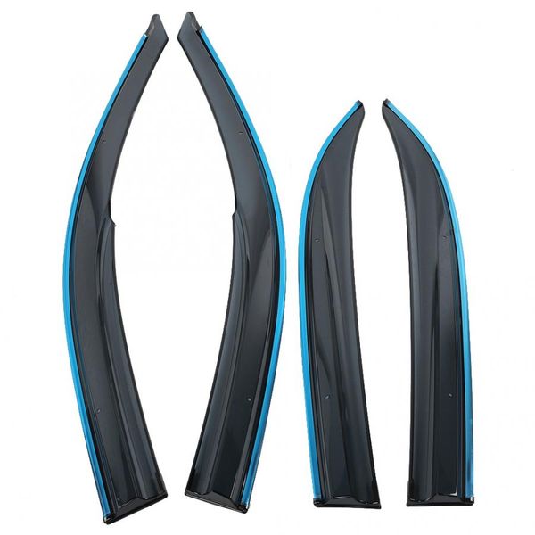 

4pcs smoke window visor vent sun shade rain guard deflector for toyota corolla 03-18