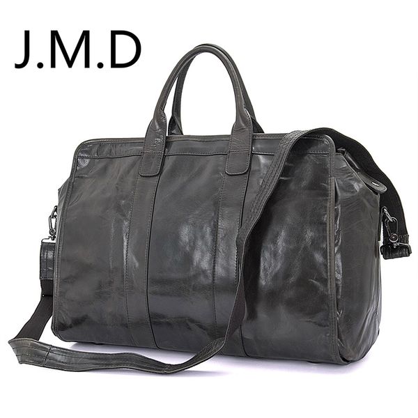 

j.m.d 2018 new arrival 100% leather briefcases men's cow leather messenger shoulder bag handbags travel bags 7324