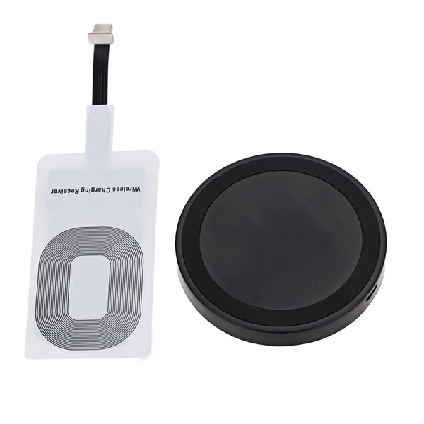 

qi wireless charger phone mount pad + charging receiver for android