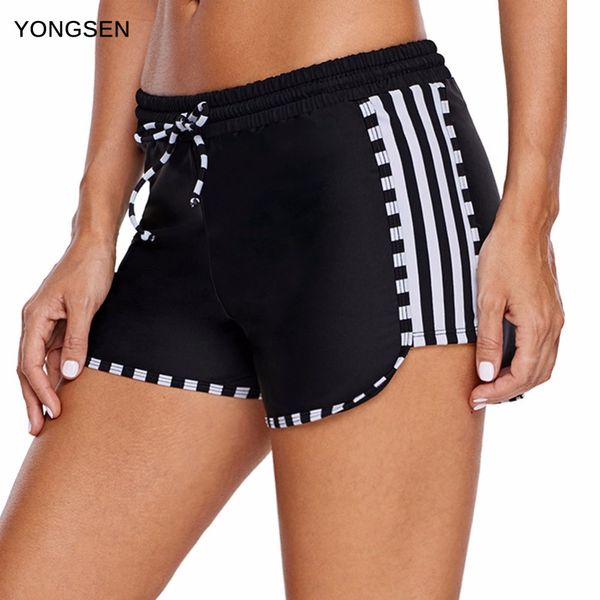 

yongsen swimming suit for women reversible bikini set women mid waist pants swimwear 2019 beach bathing suit swimsuits