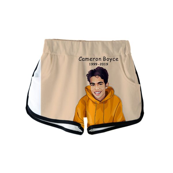 

cameron boyce 3d new clothes 2020 casual 3d print women summer shorts 2020 casual ladies sale shorts plus size xxl, White;black