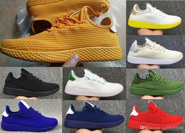 

2018 Новый Pharrell Williams теннис Hu для мужчин кроссовки женщины гонщик мода спортивная о